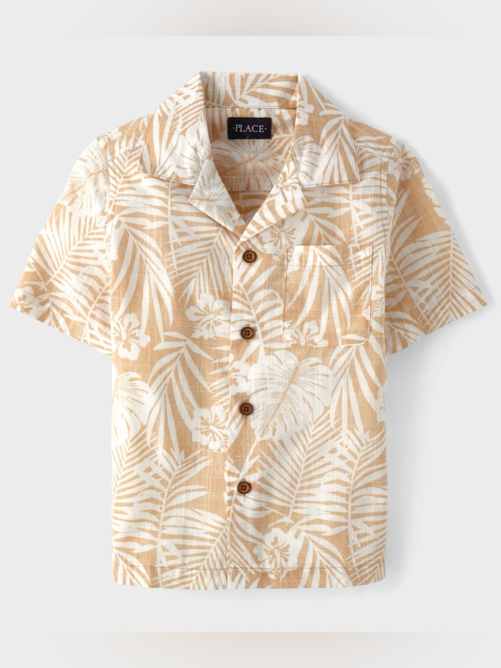 The Children’s Place Tropical Button Up Shirt